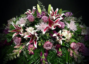 Stargazer Lilies in Lilac from Faught's Flowers & Gifts, florist in Jonesboro