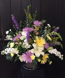 Lavender Sympathy from Faught's Flowers & Gifts, florist in Jonesboro