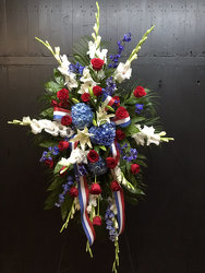 Military Tribute from Faught's Flowers & Gifts, florist in Jonesboro