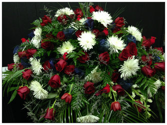 Patriotic Memories Sympathy Piece from Faught's Flowers & Gifts, florist in Jonesboro