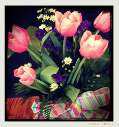 Sweet Tulip Bouquet! from Faught's Flowers & Gifts, florist in Jonesboro