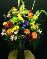 Rainbow Explosion Summer Bouquet from Faught's Flowers & Gifts, florist in Jonesboro