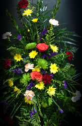 "Colors of the Field" spray from Faught's Flowers & Gifts, florist in Jonesboro