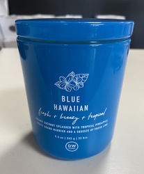 Blue Hawaiian Candle from Faught's Flowers & Gifts, florist in Jonesboro