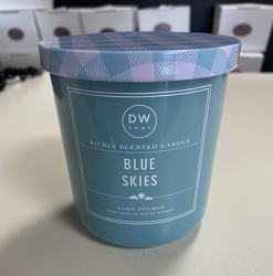 Blue Skies DW Home Candle from Faught's Flowers & Gifts, florist in Jonesboro