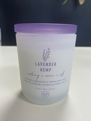 Lavender Hemp DW Candle from Faught's Flowers & Gifts, florist in Jonesboro
