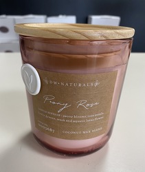 Peony Rose DW Naturals Candle from Faught's Flowers & Gifts, florist in Jonesboro