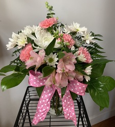 Polka Dots and Posies from Faught's Flowers & Gifts, florist in Jonesboro