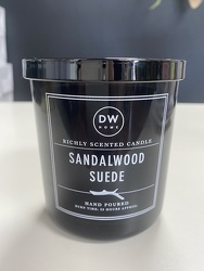 Sandalwood Suede Candle from Faught's Flowers & Gifts, florist in Jonesboro
