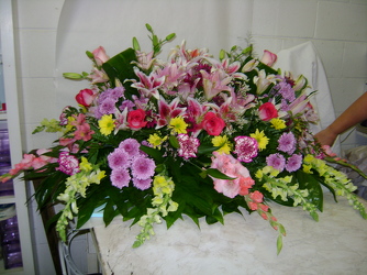 Stargazer Sympathy Piece from Faught's Flowers & Gifts, florist in Jonesboro