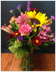 "Wildflowers of Love" Mixed Bouquet from Faught's Flowers & Gifts, florist in Jonesboro
