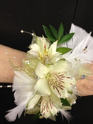 Tickle Me Pretty Alstroemeria Corsage from Faught's Flowers & Gifts, florist in Jonesboro